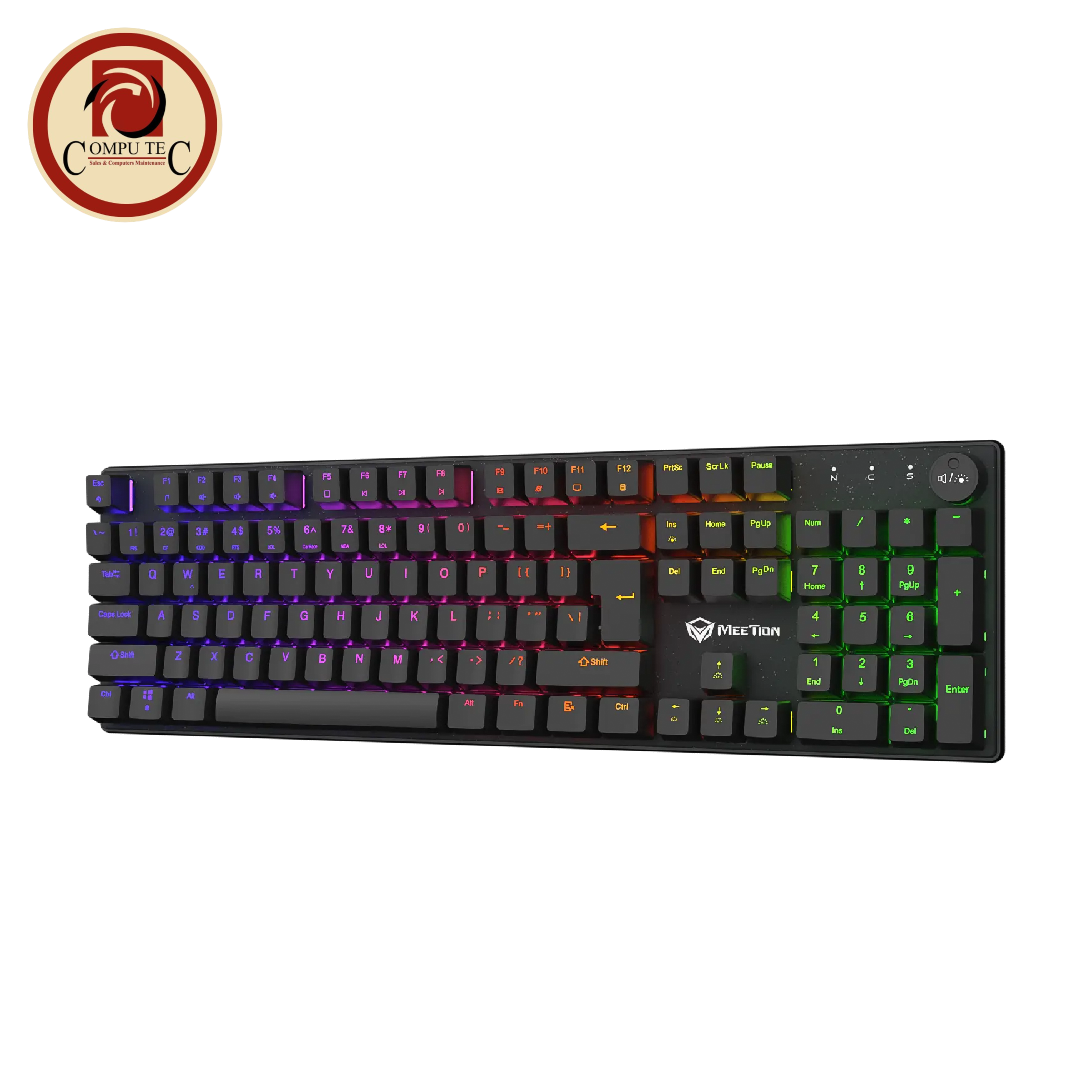 New Project - 2026-03-08T135711.261 Meetion MK009RD Mechanical Gaming Keyboard – Red Switch, Rainbow Backlight - Image 1