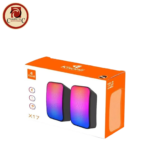 Kisonli X17 RGB USB Stereo Computer Speakers – Gaming Design - Image 2
