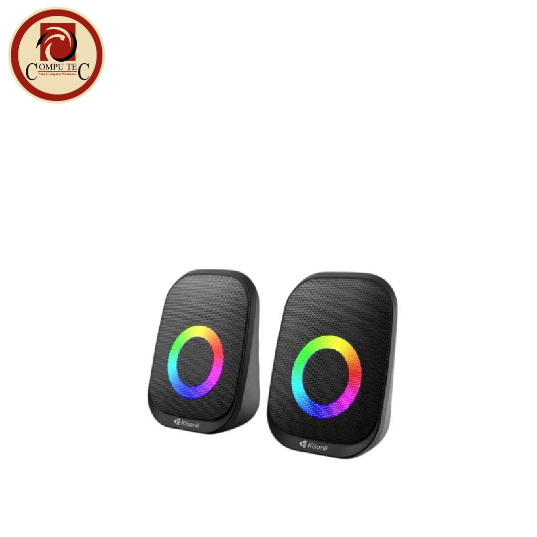 New Project (38) Kisonli X7 RGB USB Stereo Computer Speakers - Image 1