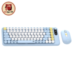 FANTECH GO MOCHI85 WK898 Wireless Keyboard & Mouse Combo – 85-Key Membrane Keyboard, 1600 DPI Mouse, Bluetooth & 2.4GHz