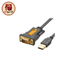 UGREEN USB 2.0 to RS232 DB9 Serial Adapter Cable (20211) - 1.5M USB-A to DB9 Male Converter, Black