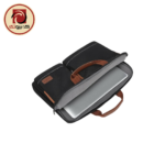 CoolBell CB-2118 Laptop Bag - 15.6" Water-Resistant Business Laptop Carry Bag, Black - Image 3