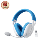 Redragon H878WB SKULD PRO Tri-Mode Wireless Gaming Headset – Blue&White