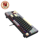 Redragon K552 GLY-R KUMARA Edition Blue Switch Rainbow Mechanical Gaming Keyboard – Arabic / English Layout - Image 2