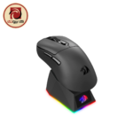 Redragon EBONY M998 STD-1K Tri-Mode Wireless Gaming Mouse with RGB Magnetic Charging Dock - Image 4
