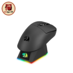 Redragon EBONY M998 STD-1K Tri-Mode Wireless Gaming Mouse with RGB Magnetic Charging Dock - Image 5