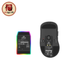 Redragon EBONY M998 STD-1K Tri-Mode Wireless Gaming Mouse with RGB Magnetic Charging Dock - Image 6