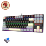 Redragon K552 GLY-R KUMARA Edition Blue Switch Rainbow Mechanical Gaming Keyboard – Arabic / English Layout