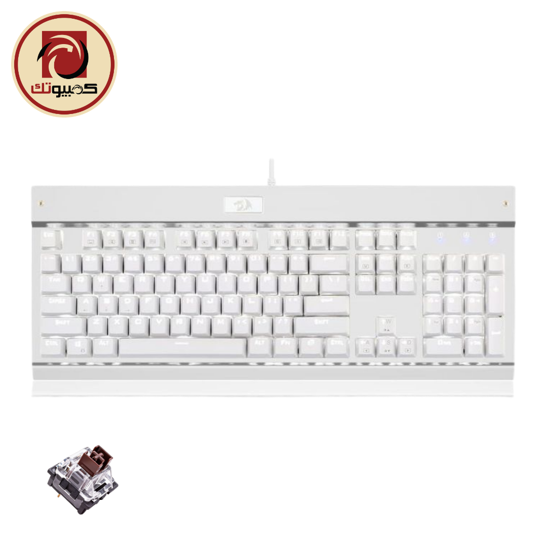 Redragon KG010-WN Mechanical Gaming Keyboard – Brown Switch