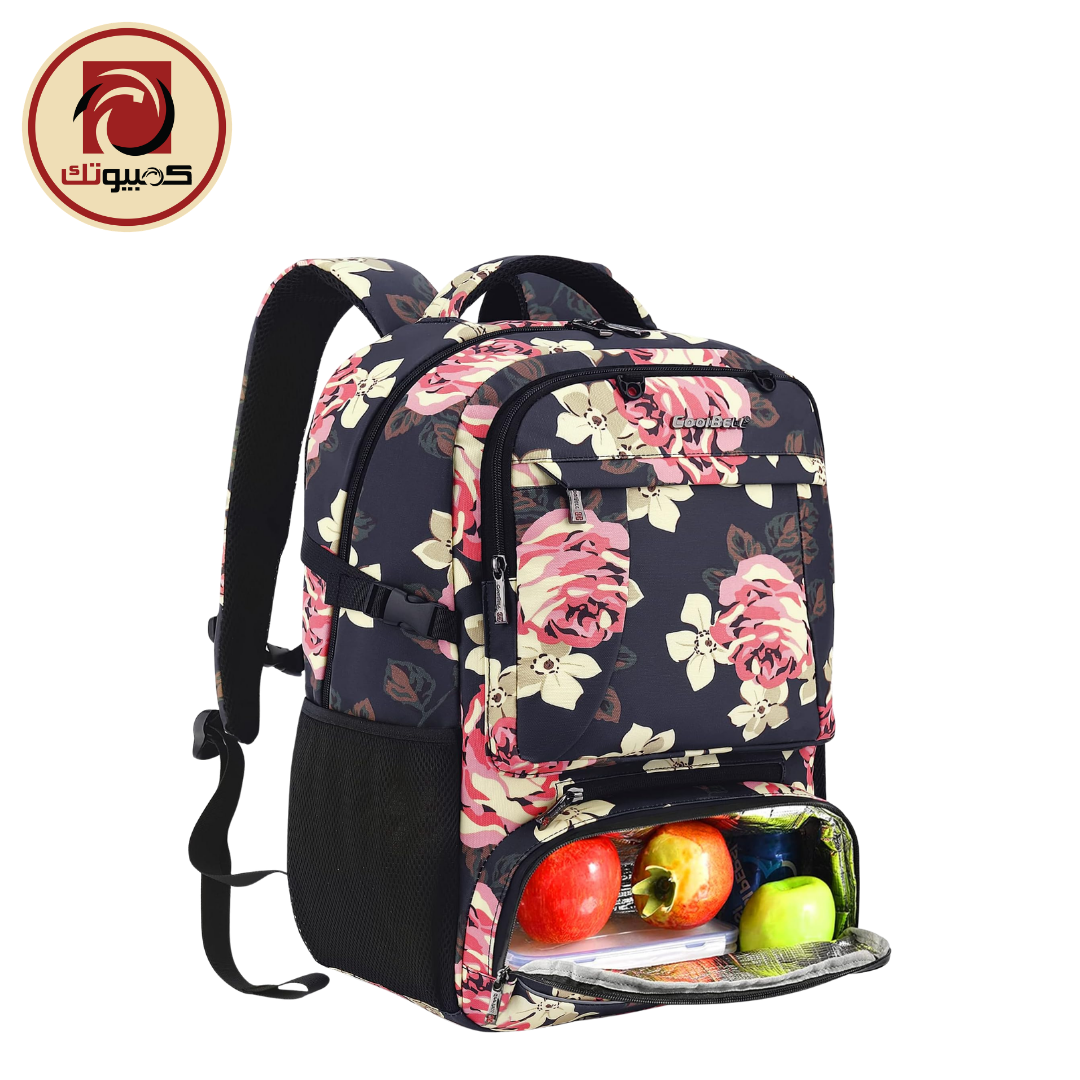 1 CoolBell CB-8230 15.6" Laptop Lunch Backpack – Insulated Cooler Compartment with USB Charging Port - Image 1