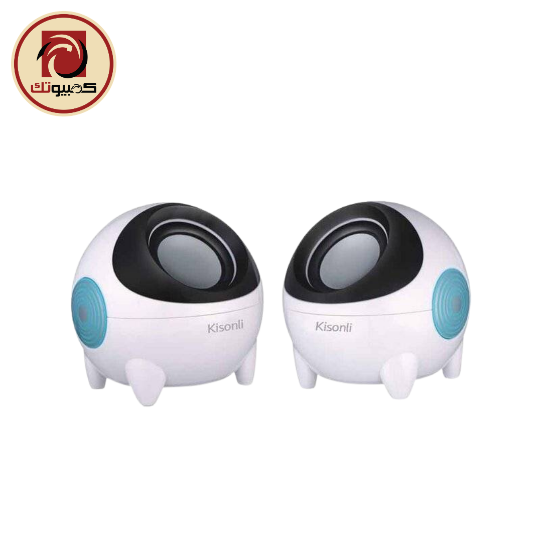 1 KISONLI K800 USB Multimedia Stereo Speakers – 2.0 Channel Desktop Computer Speakers - Image 1