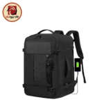 Rahala RAL2406 15.6" Expandable Laptop Backpack – 47.6L Water-Resistant Travel Backpack with USB Port