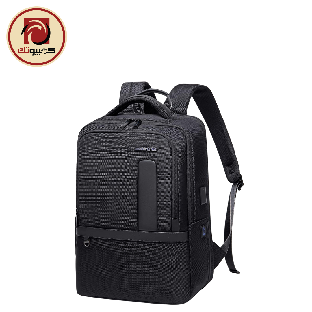1 Arctic Hunter B00490 15.6" Business Laptop Backpack – Water-Resistant Backpack with USB Charging Port - Image 1