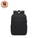 Rahala RAL902 15.6" Laptop Backpack – Water-Resistant Business Backpack with USB Charging Port (Black)