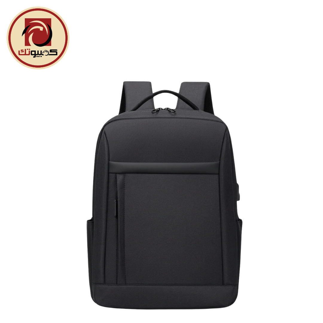 1 Rahala RAL-619 15.6" Anti-Theft Laptop Backpack with USB Charging Port – Water-Resistant (Black) - Image 1