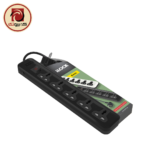 iLOCK 5 Outlet Universal Power Strip – 16A Heavy Duty Extension Cable (2M)