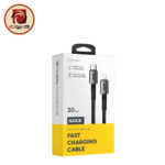 iLOCK 30W USB-C to Lightning Fast Charging Cable – Ultra Durable Braided Cable for iPhone