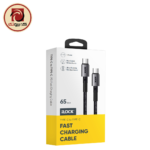 iLOCK 65W Power Delivery USB-C to USB-C Ultra Durable Braided Fast Charging Cable (1m)