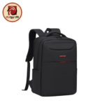 Rahala RAL902 15.6" Laptop Backpack – Water-Resistant Business Backpack with USB Charging Port (Black) - Image 2