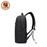 Rahala RAL-619 15.6" Anti-Theft Laptop Backpack with USB Charging Port – Water-Resistant (Black) - Image 2