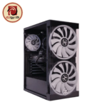 TechnoZone C-500 Mid Tower Gaming Case with 3 RGB Fans & 600W Power Supply - Image 2