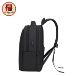 Rahala RAL902 15.6" Laptop Backpack – Water-Resistant Business Backpack with USB Charging Port (Black) - Image 4
