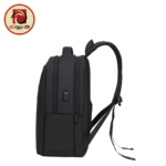 Rahala RAL902 15.6" Laptop Backpack – Water-Resistant Business Backpack with USB Charging Port (Black) - Image 4