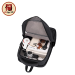 Rahala RAL902 15.6" Laptop Backpack – Water-Resistant Business Backpack with USB Charging Port (Black) - Image 6