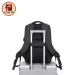 Rahala RAL902 15.6" Laptop Backpack – Water-Resistant Business Backpack with USB Charging Port (Black) - Image 7