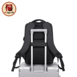 Rahala RAL902 15.6" Laptop Backpack – Water-Resistant Business Backpack with USB Charging Port (Black) - Image 7