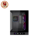 XIGMATEK Cloud M DGT 3AF Micro Tower Gaming Case – Digital LCD, 3×120mm ARGB PWM Fans, BTF, 400mm GPU - Image 3