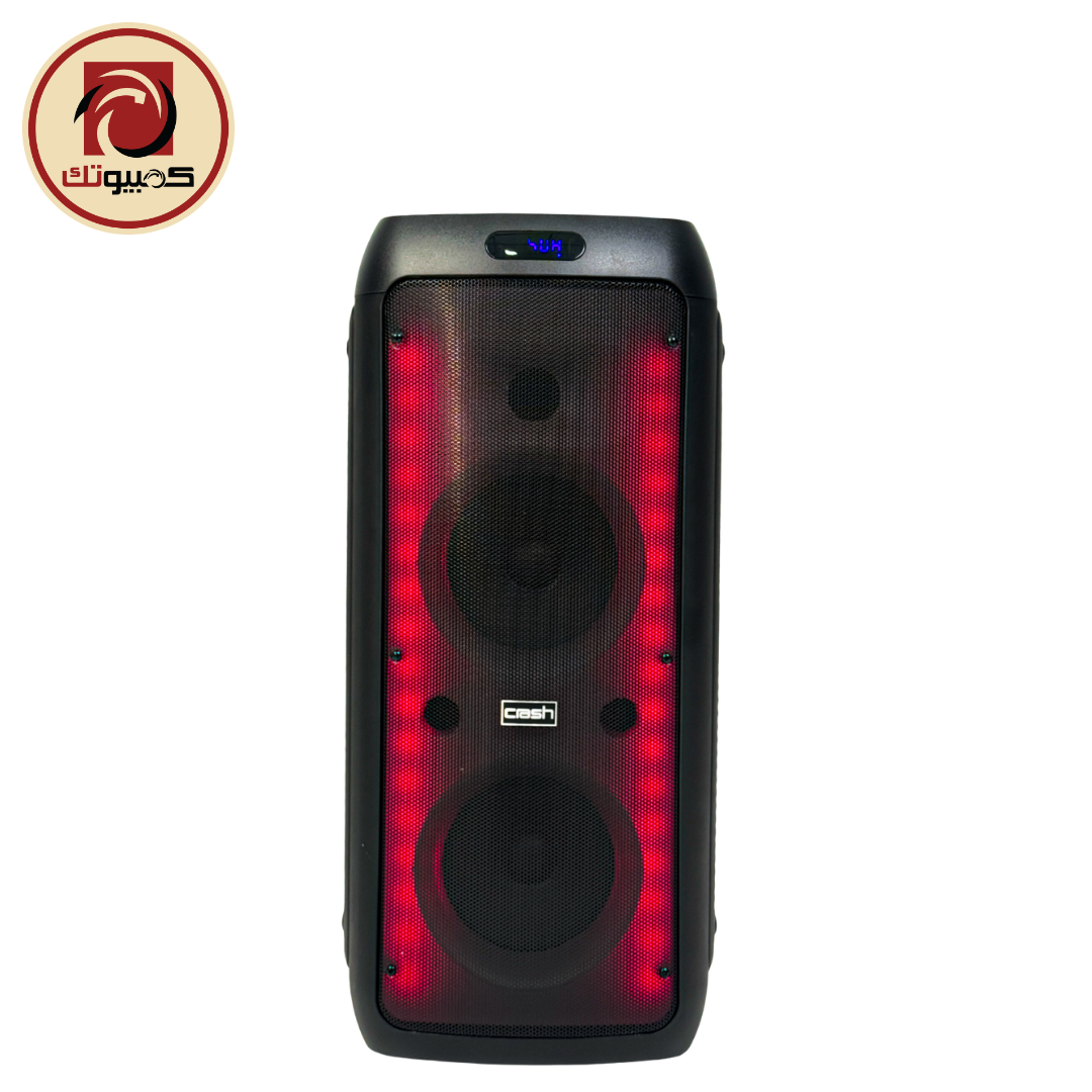 1 Crash Party 8060 Dual 8" 40W Bluetooth Party Speaker AC 220V - Image 1