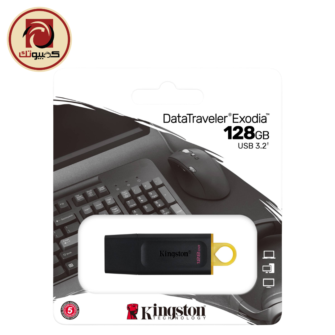 Flash Kingstone 128GB DTX1 Kingston DataTraveler Exodia 128GB USB 3.2 Gen 1 Flash Drive (DTX/128GB) - Image 1
