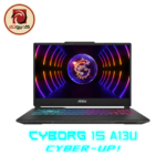 MSI Cyborg 15 A13UC Gaming Laptop – Intel Core i5-13420H, NVIDIA GeForce RTX 3050 4GB, 8GB DDR5, 512GB SSD, 15.6″ FHD IPS 144Hz, FreeDOS