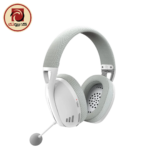 REDRAGON IRE PRO H848G Wireless Gaming Headset – 40mm Drivers, 2.4GHz, Bluetooth 5.2, USB-C, Virtual 7.1 Surround Sound, Detachable Microphone, White - Image 3