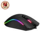 HAVIT GAMENOTE MS1001S V2 RGB Wired Gaming Mouse – 8000 DPI, 7 Programmable Buttons, RGB Lighting, USB, Black/Grey - Image 5