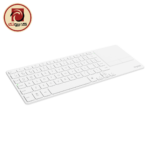 Rapoo E900T White Multi-Mode Wireless Touchpad Keyboard – 73 Keys, Bluetooth 4.0/5.0, 2.4GHz Wireless, Ultra-Slim Aluminum Design - Image 2