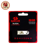 REDRAGON RU014 B 16GB USB 2.0 Flash Drive – Silver Metal Body, USB Type-A