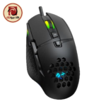 HAVIT GAMENOTE MS1022 RGB Wired Gaming Mouse – 3200 DPI, Honeycomb Design, 7 Buttons, Firepower Button, USB, Black - Image 3