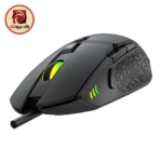HAVIT GAMENOTE MS1022 RGB Wired Gaming Mouse – 3200 DPI, Honeycomb Design, 7 Buttons, Firepower Button, USB, Black - Image 4
