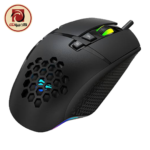 HAVIT GAMENOTE MS1022 RGB Wired Gaming Mouse – 3200 DPI, Honeycomb Design, 7 Buttons, Firepower Button, USB, Black - Image 5