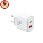 JOYROOM JR-TCF05 20W Dual Port Charger – Fast PD & QC 3.0, Compact Foldable Design