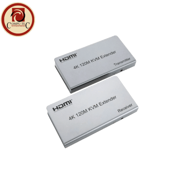 HDMI 4K KVM Extender 4K 120M Extension Over CAT6 Remote Mouse & Keyboard Control.